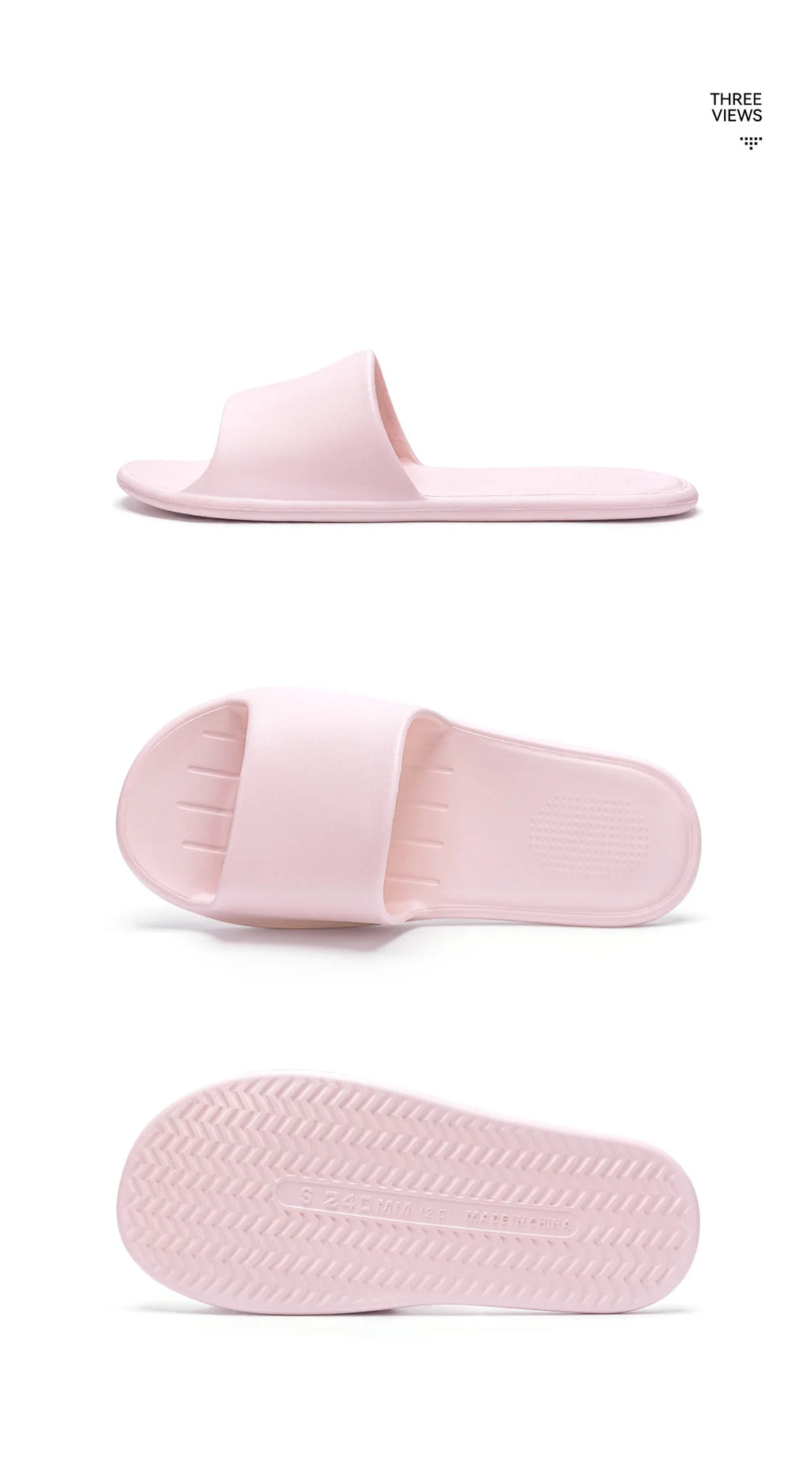 Foldable Travel Slippers: Lightweight EVA Indoor Slides