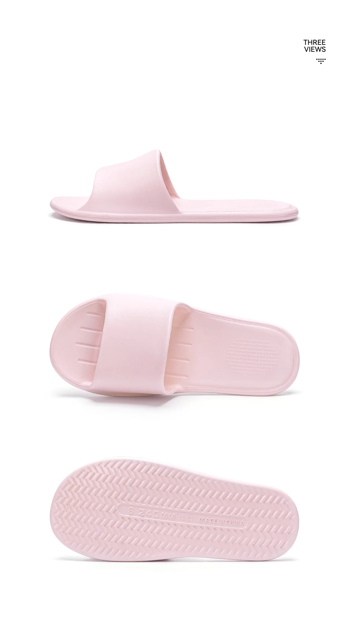 Foldable Travel Slippers: Lightweight EVA Indoor Slides