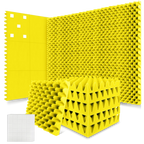 12 Pack Acoustic Wedge Foam Panels 2" x 12" x 12" Soundproofing Noise Cancelling