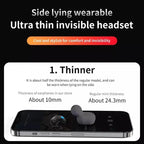 Sleeping Earbuds Wireless Mini Headphones For Work TWS Bluetooth Earphone Stereo Hidden Headsets with Mic HD Call Waterproof X55