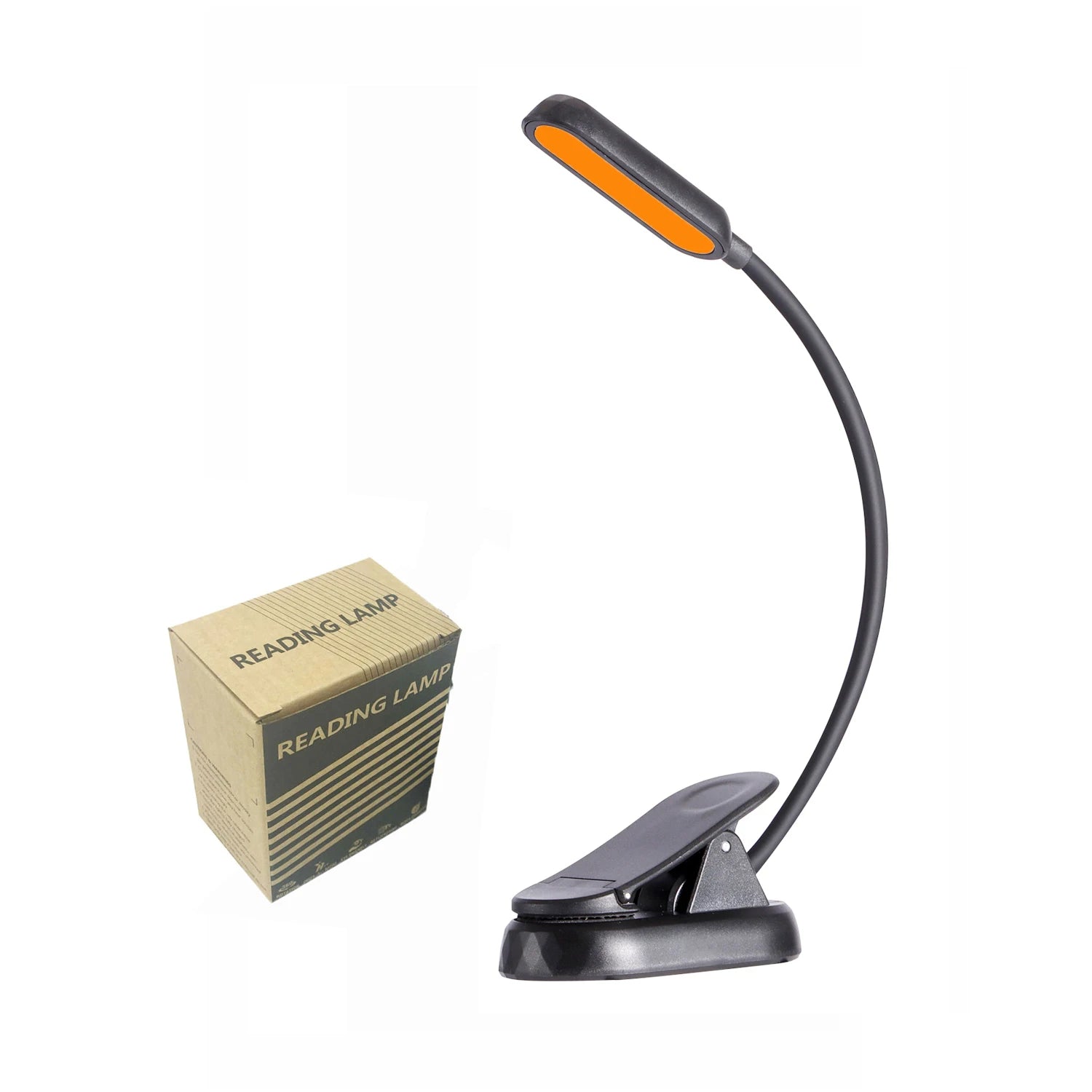 USB-C Rechargeable Clip-On Reading Light – Adjustable Brightness