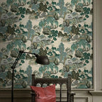 Japanese Garden Mural Traditional Asian Landscape Peel and Stick Wallpaper