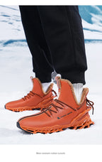 men boots 2024 New Winter Slippers Warm Men Shoes Waterproof Non-Slip Plush Sneakers Male tenis shoes Boots Men Sneakers Winter
