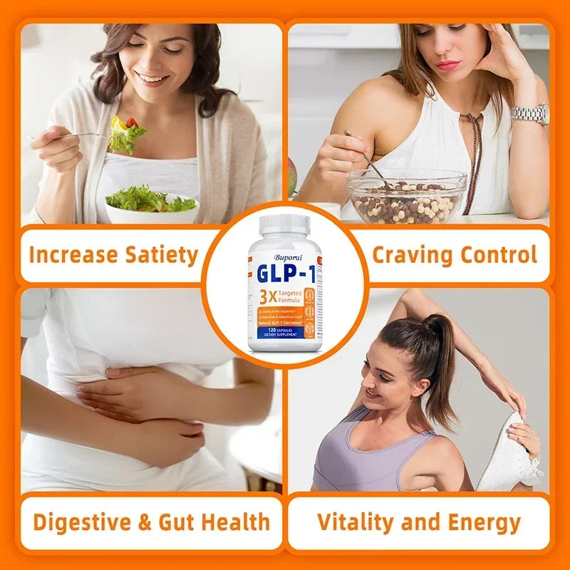 GLP-1 Supplement - Promote Metabolism, Enhance Intestinal Health, Control Appetite, Improve Immune Function, Anti-oxidation
