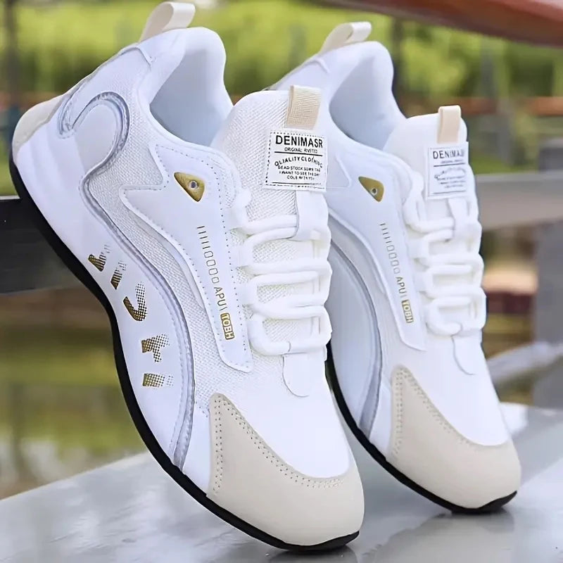Men’s Lace-Up Height-Increase Sneakers