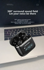 2025 New Design ANC+ENC TWS V8 In-Ear Headphones Noise Cancelling Wireless Earbud Gaming Compatible Smart Phone Computers Laptop