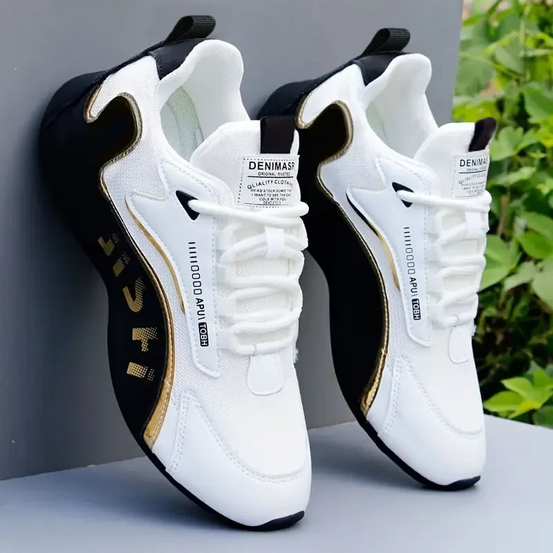 Men’s Lace-Up Height-Increase Sneakers