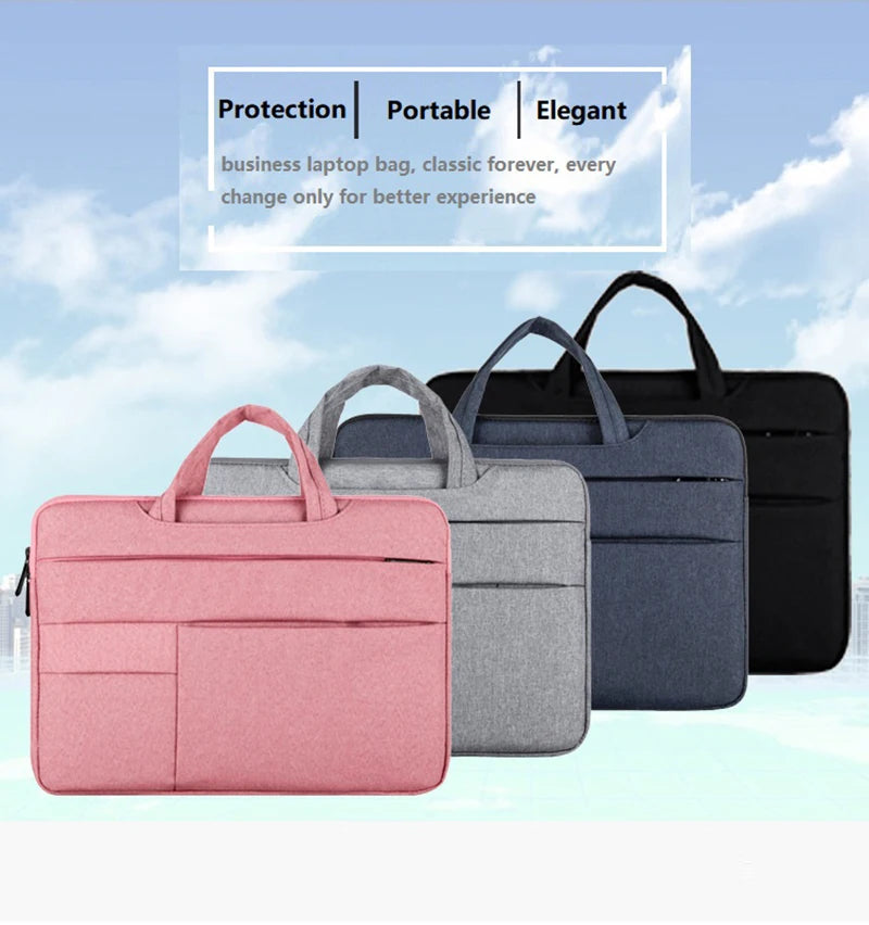 Water-Resistant Laptop Sleeve & Organizer Carrying Bag