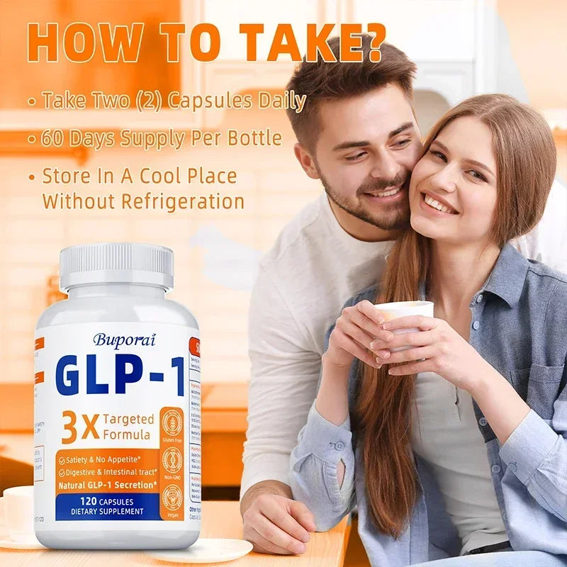 GLP-1 Supplement - Promote Metabolism, Enhance Intestinal Health, Control Appetite, Improve Immune Function, Anti-oxidation