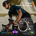 LIGE New Waterproof Smart Watch 600mAh Outdoor Riding Smart Clock Compass Heart Rate Flashlight Bluetooth Call Sports Smartwatch