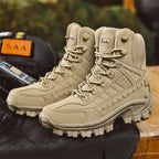 Men's Large Size Outdoor Training Camping Tactical Boots Anti-slip Wear-resistant Mountain Climbing Military Boots Breathable...