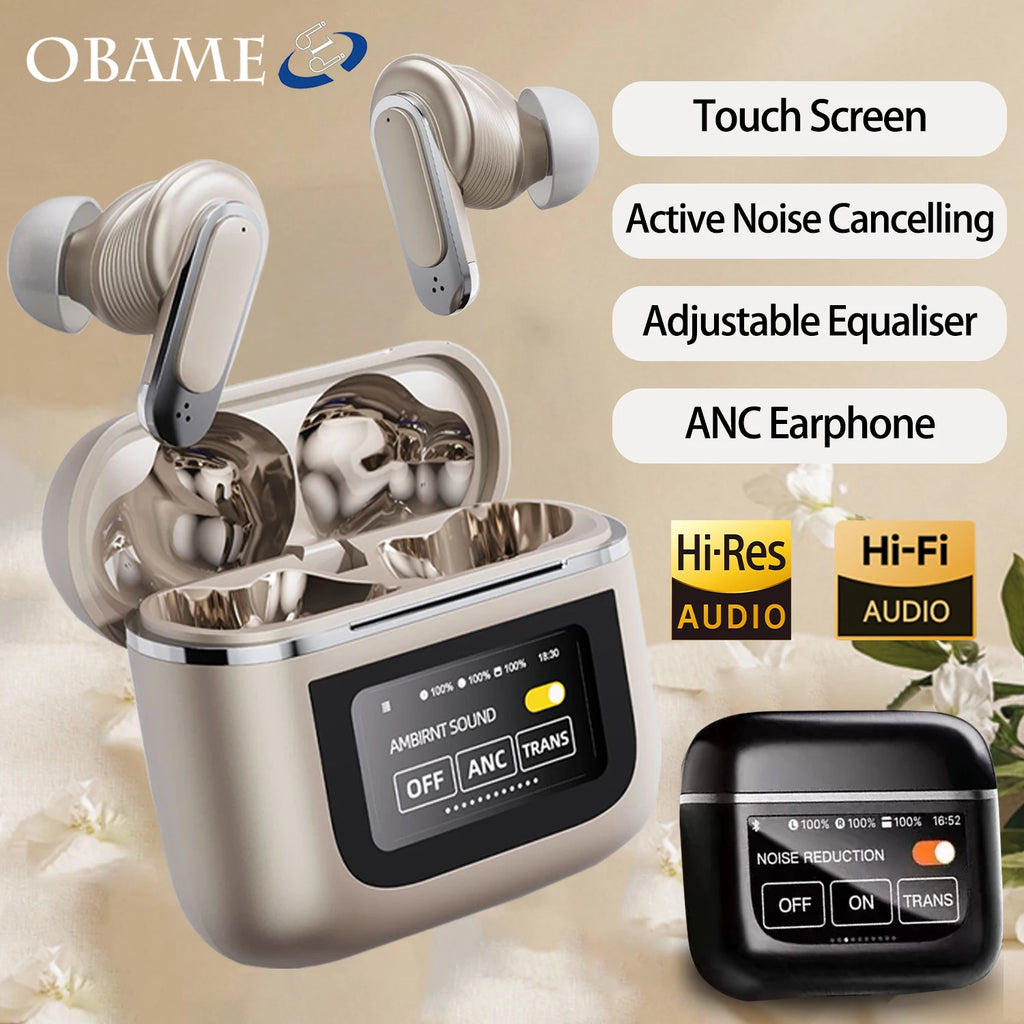 2025 New Design ANC+ENC TWS V8 In-Ear Headphones Noise Cancelling Wireless Earbud Gaming Compatible Smart Phone Computers Laptop