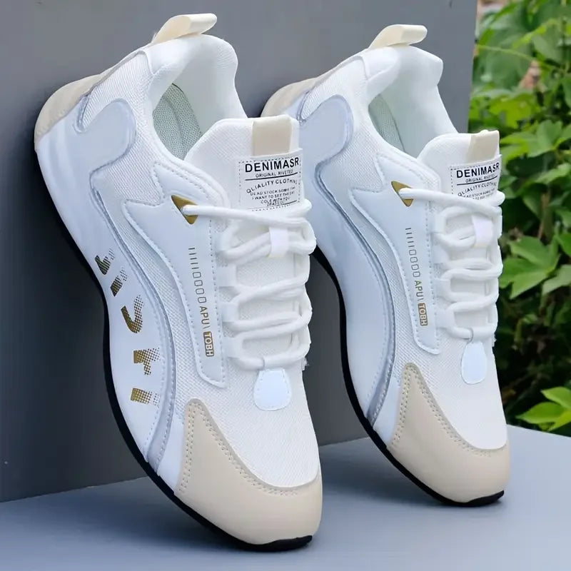 Men’s Lace-Up Height-Increase Sneakers