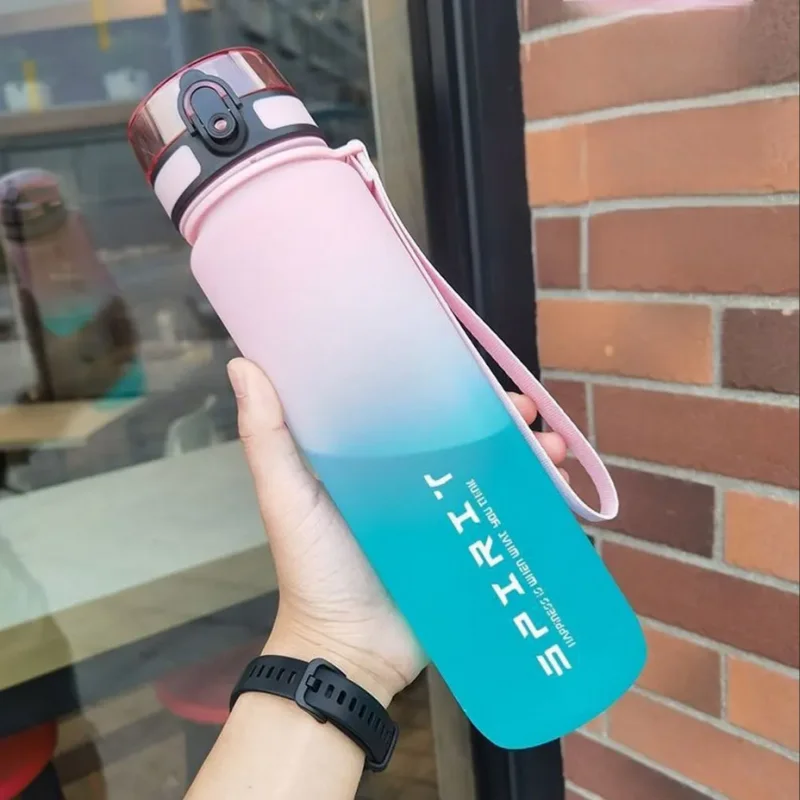 Leak-Resistant Gradient Sports Water Bottle