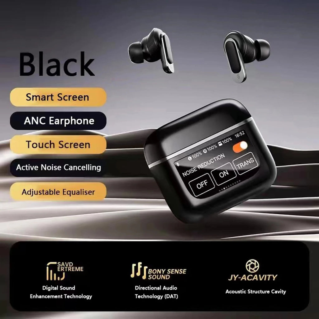 2025 New Design ANC+ENC TWS V8 In-Ear Headphones Noise Cancelling Wireless Earbud Gaming Compatible Smart Phone Computers Laptop