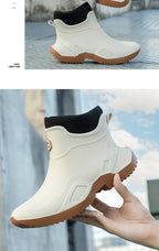 Winter Waterproof Fleece-Lined Rain Boots (Men & Women)