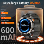 LIGE New Waterproof Smart Watch 600mAh Outdoor Riding Smart Clock Compass Heart Rate Flashlight Bluetooth Call Sports Smartwatch