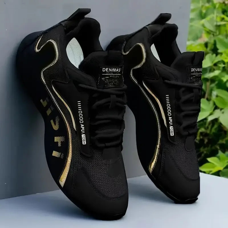 Men’s Lace-Up Height-Increase Sneakers