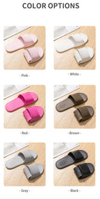 Foldable Travel Slippers: Lightweight EVA Indoor Slides