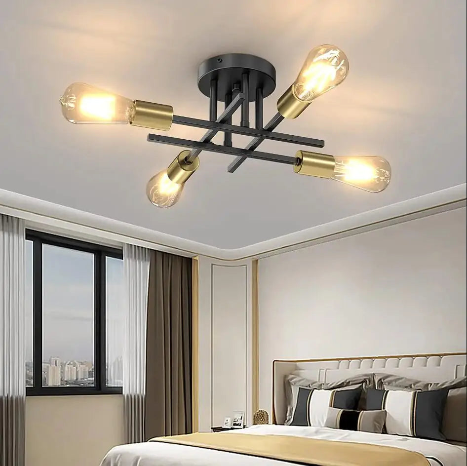 Semi Flush Mount Modern Chandelier Ceiling Light Fixture