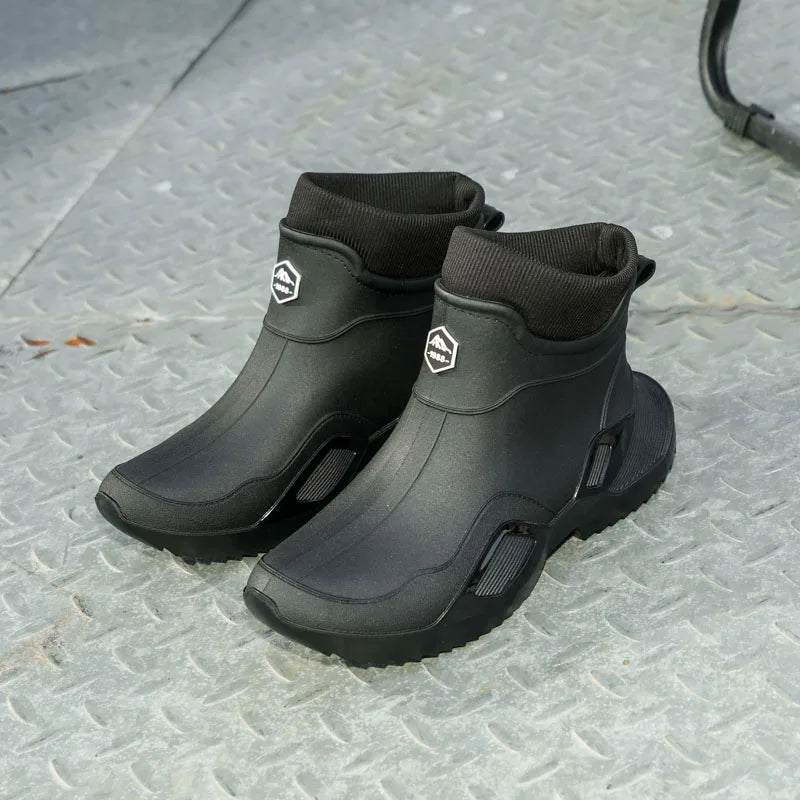 Winter Waterproof Fleece-Lined Rain Boots (Men & Women)