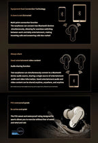 2025 New Design ANC+ENC TWS V8 In-Ear Headphones Noise Cancelling Wireless Earbud Gaming Compatible Smart Phone Computers Laptop