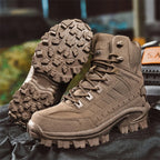 Men's Large Size Outdoor Training Camping Tactical Boots Anti-slip Wear-resistant Mountain Climbing Military Boots Breathable...