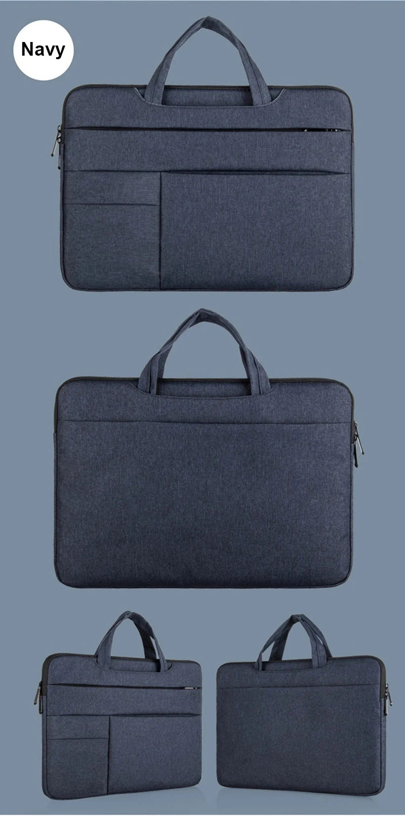 Water-Resistant Laptop Sleeve & Organizer Carrying Bag