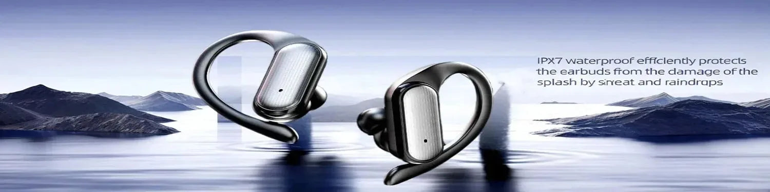 Open-Ear Bluetooth Earbuds with Charging Case