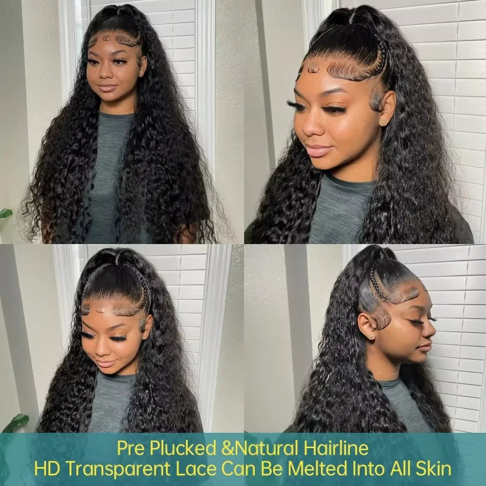 Burmese Curly Hair Bundles with Closure 4x4 13x4 Frontal Deep Wave Bundles Virgin Human Hair Vietnamese Raw Human Hair Extension