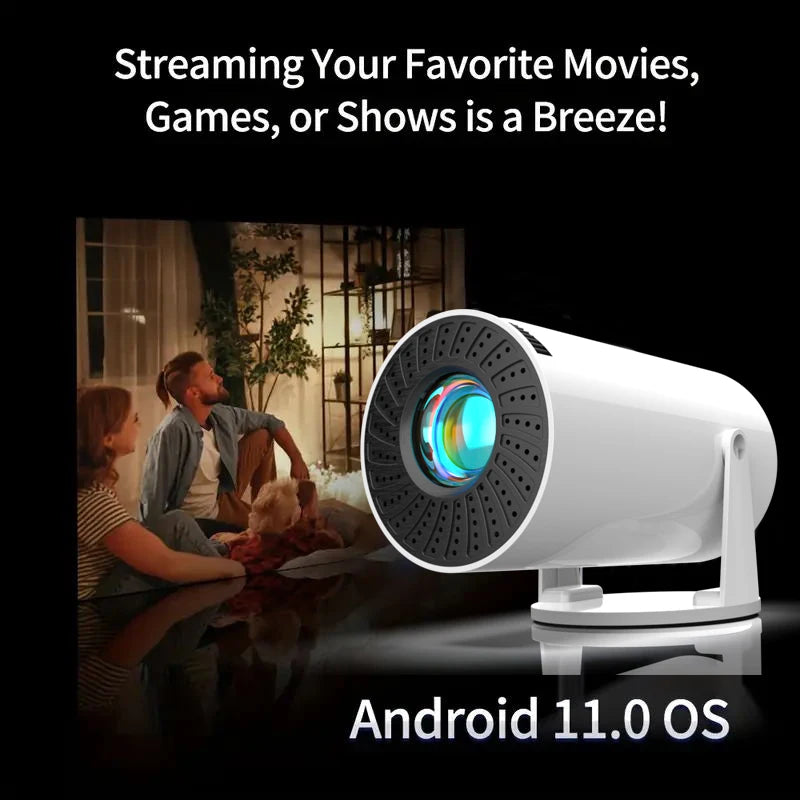 HY300 Home Theater 720P TV 4K Smart Android Video Portable Projector
