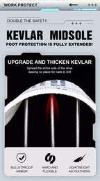 Waterproof Safety Boots Men Indestructible Steel Toe Work Boots Anti-smash Stab-resistant Safety Shoes Biker Botas Para Hombre