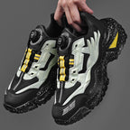 New Rotary Buckle Men's Trendy Sneakers Chunky Men Running Shoes Women Thick Bottom Jogging Footwear Couple Street Shoes