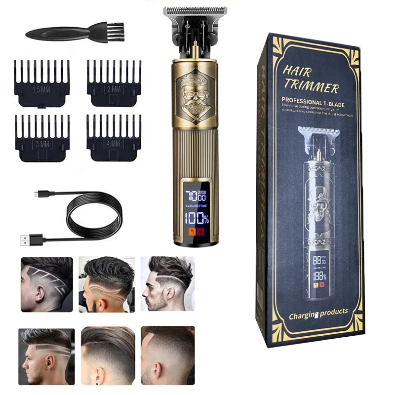 Cordless Hair Clipper Kit with Guide Combs