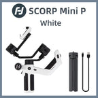 FeiyuTech Scorp Mini-P Kit 3 Axis Smartphone Gimbal, AI Tracker, Fill Light, for iPhone 16 Pro Max and Android Stabilizer