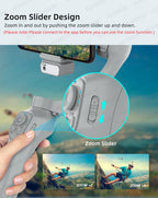 AXNEN AI Smartphone Gimbal 3-Axis Foldable Follow Focus Stabilizer with AI-Module Tripod Stand for Tiktok Vlog Video Photography