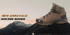 HIKEUP High-Top Men Hiking Boot Winter Outdoor Shoes Lace-Up Non-slip Sports Casual Trekking Boots Man Suede Warm Shoes