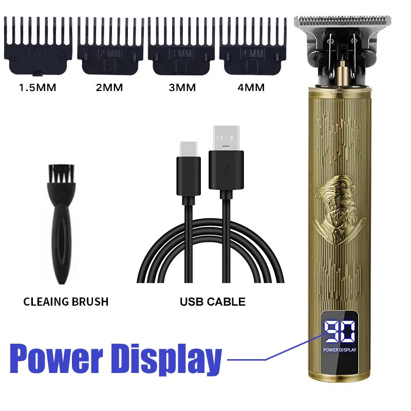Cordless Hair Clipper Kit with Guide Combs