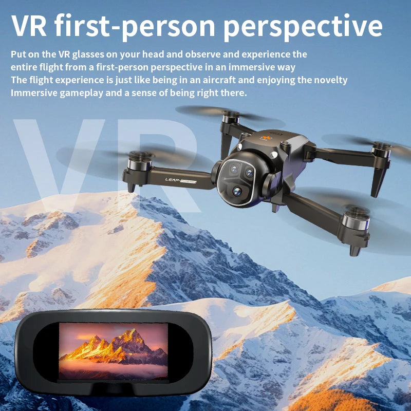 H21 VR FPV Drone 8K HD Professional 90° ESC Camera 5G WIFI GPS Brushless Motor