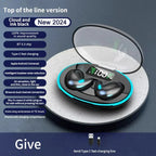 Sleeping Earbuds Wireless Mini Headphones For Work TWS Bluetooth Earphone Stereo Hidden Headsets with Mic HD Call Waterproof X55