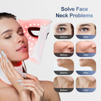 Silicone Red Light Therapy Face Mask 7 Color LED Anti Aging