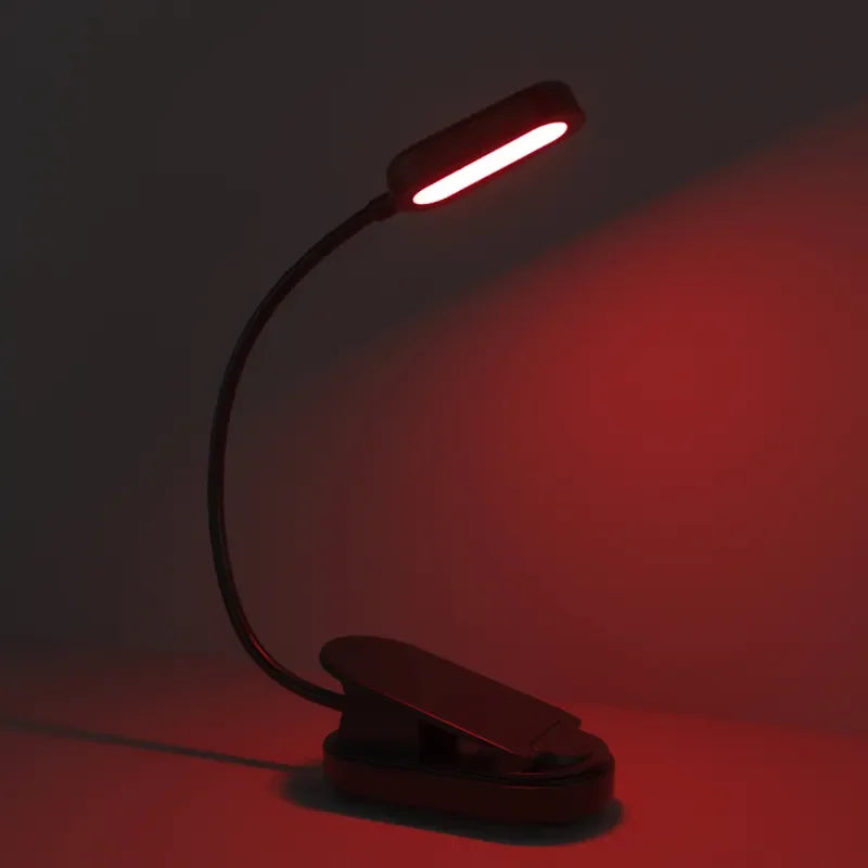 USB-C Rechargeable Clip-On Reading Light – Adjustable Brightness