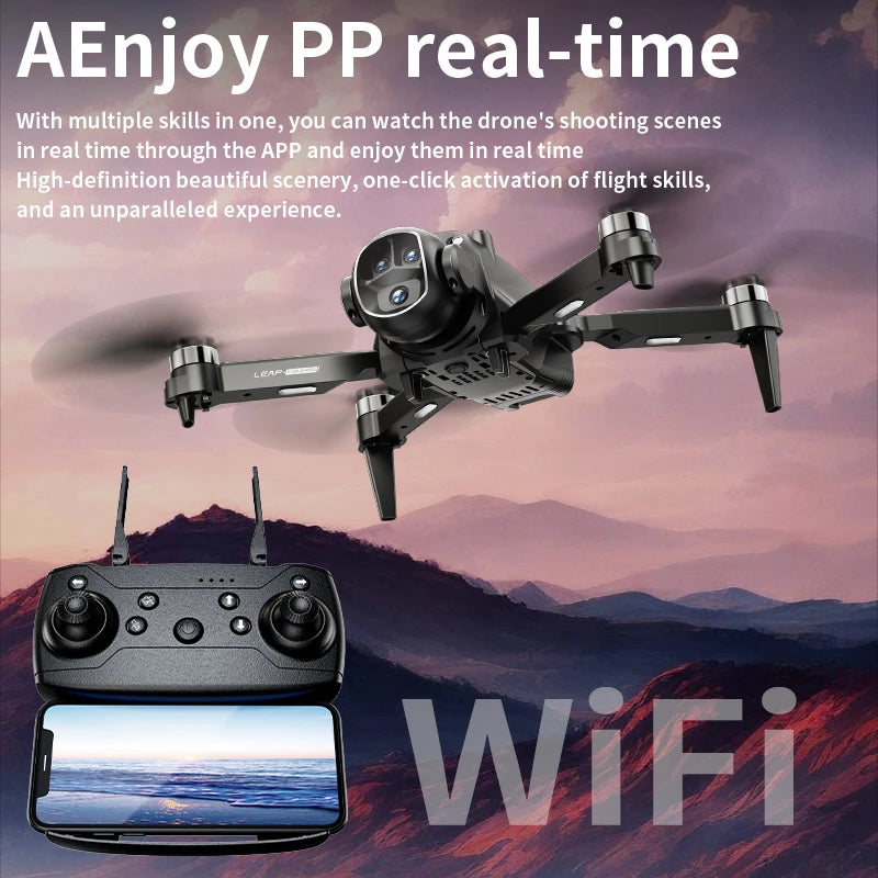 H21 VR FPV Drone 8K HD Professional 90° ESC Camera 5G WIFI GPS Brushless Motor