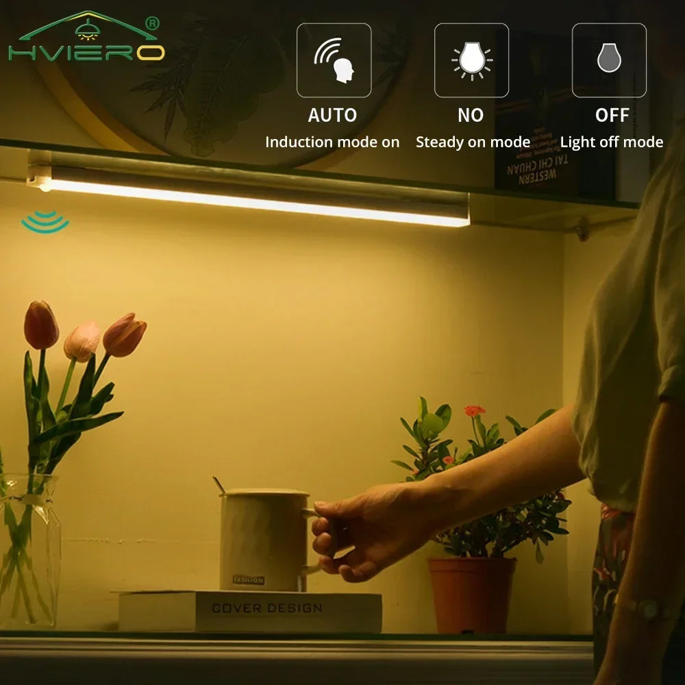 Rechargeable Motion Sensor LED Cabinet Light – Magnetic