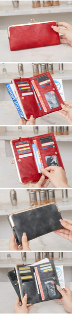 Vintage Kiss-Lock Women’s Wallet & Card Organizer