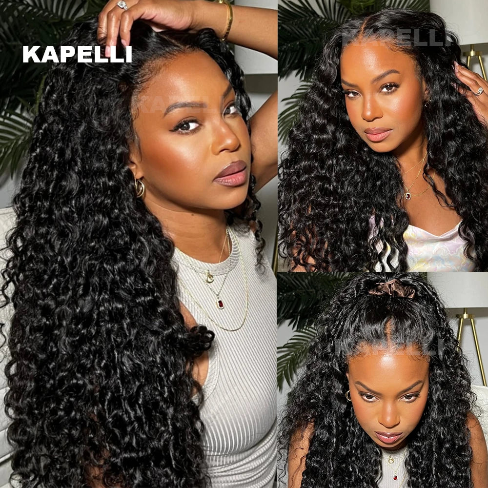 Burmese Curly Hair Bundles with Closure 4x4 13x4 Frontal Deep Wave Bundles Virgin Human Hair Vietnamese Raw Human Hair Extension