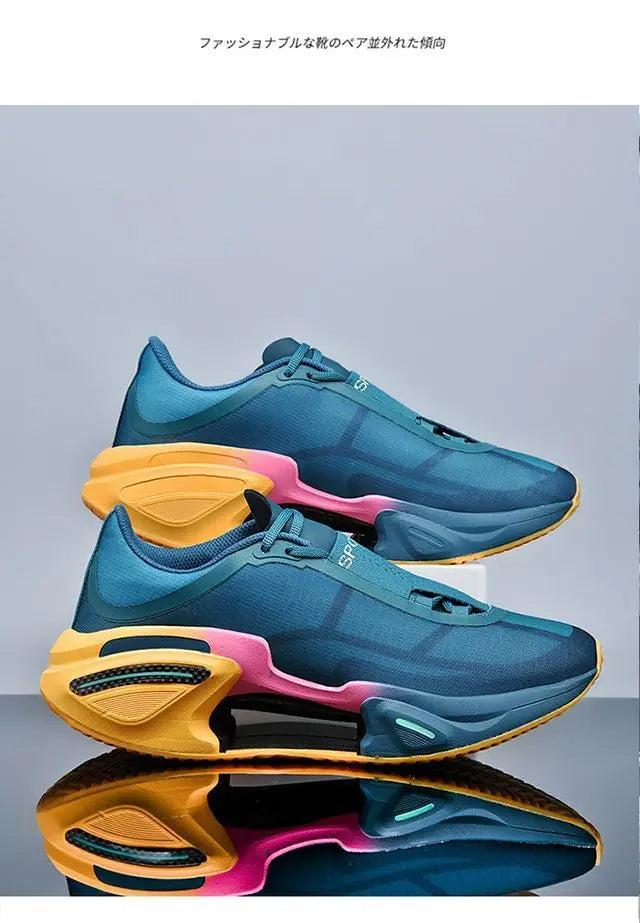 New great shadow men's and women's shoes support stable high elastic speed running shoes bounce breathable light sports