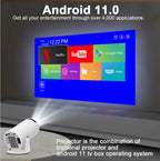 HY300 Home Theater 720P TV 4K Smart Android Video Portable Projector