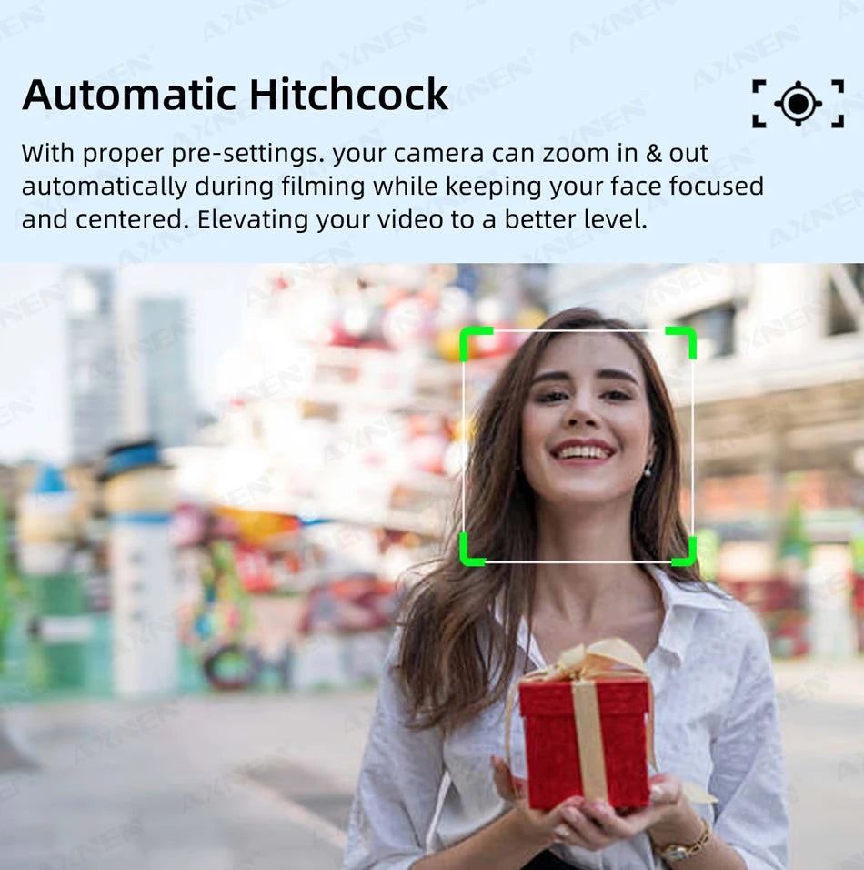 AXNEN AI Smartphone Gimbal 3-Axis Foldable Follow Focus Stabilizer with AI-Module Tripod Stand for Tiktok Vlog Video Photography