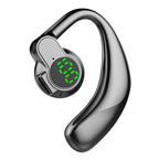 Bluetooth 5.4 Wireless Headset, Long Battery Life Hanging Ears,Start Noise Reduction Digital Display Sports Sleep Music Earring
